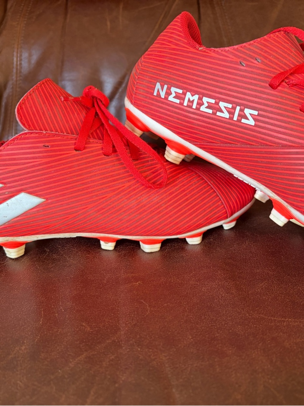 adidas Red NEMEZIZ. Men’s 7.5. Excellent condition $50
